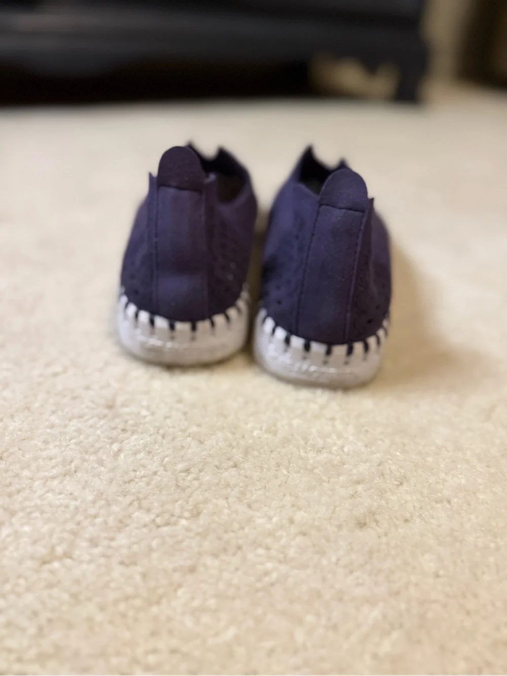 Ilse Jacobsen Women’s Navy Slip-On Sneakers - Picture 3 of 8
